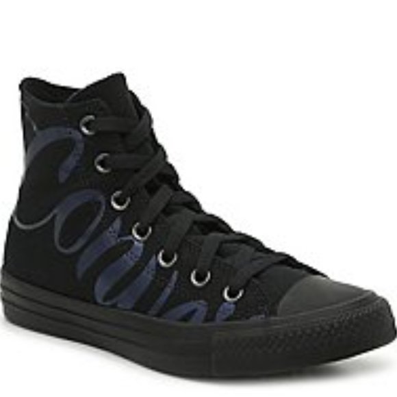 🆕⭐️ Chuck Taylor AS Logo Print Hi Top Trainer BLK - Picture 11 of 14
